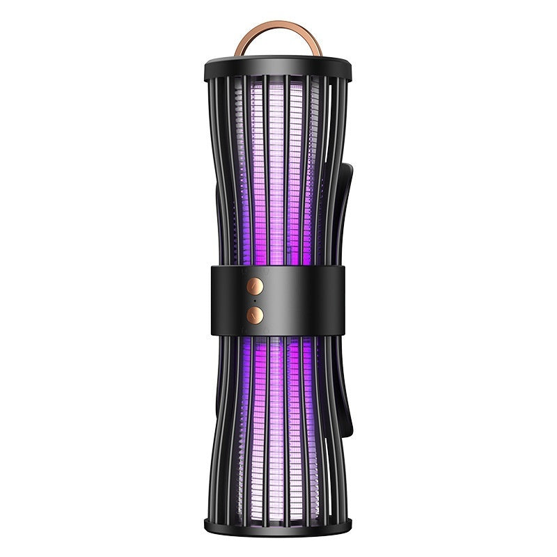 Electric Shock Charging Portable Automatic Purple Light Mosquito Killing Lamp